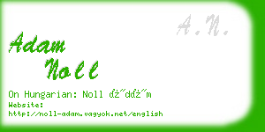 adam noll business card